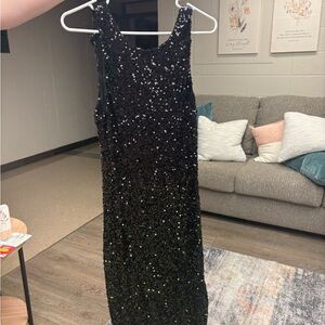 JCPenney Black Sequin Dress